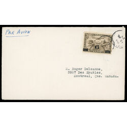canada stamp c air mail c3 c1 surcharged two winged figures against globe 6 1932 U F 043