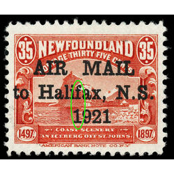 newfoundland stamp c3d iceberg 35 1921 M VF 003