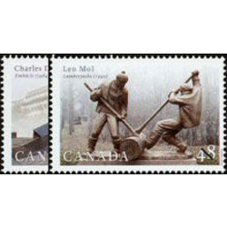 canada stamp 1954 5 sculptors 2002