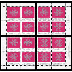 canada stamp 556 snowflake 10 1971 PB SET
