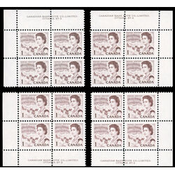 canada stamp 454 queen elizabeth ii northern lights 1 1967 PB SET %233