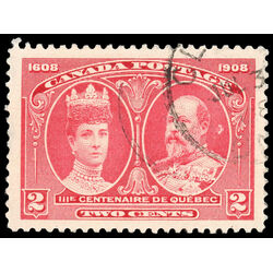canada stamp 98i king edward vii queen alexandra 2 1908 U VF 014
