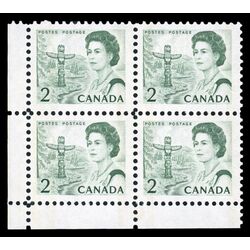 canada stamp 455p queen elizabeth ii pacific totem 2 1967 PB LL