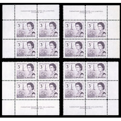 canada stamp 456 queen elizabeth ii prairies 3 1967 PB SET %231