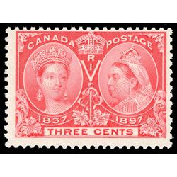canada stamp 53 queen victoria diamond jubilee 3 1897 M F VFNH 044
