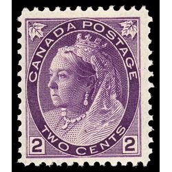 canada stamp 76 queen victoria 2 1898 M F VFNH 028