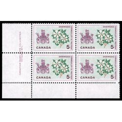 canada stamp 423i british columbia dogwood 5 1965 PB LL