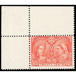 canada stamp 59 queen victoria diamond jubilee 20 1897 M FNH 081