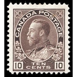canada stamp 116 king george v 10 1912 M F 027