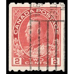 canada stamp 124 king george v 2 1913 U VF 046