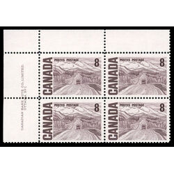 canada stamp 461 alaska highway by a y jackson 8 1967 PB UL %231