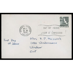 canada stamp 343 gannet 15 1954 FDC 017