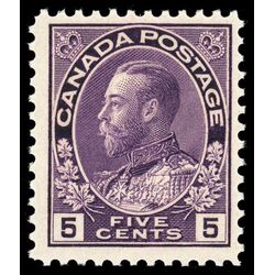 canada stamp 112 king george v 5 1922 M F VFNH 027