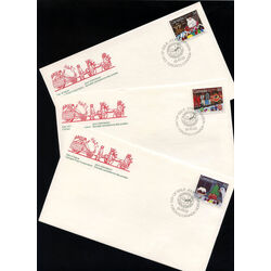 canada stamp 1067 9 fdc santa claus parade 1985 FDC SET