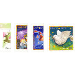 canada stamp 2239 42 christmas hope joy and peace 2007