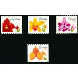 canada stamp 2244 47 flower definitives coils 2007