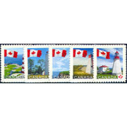 canada stamp 2249 53 flags and lighthouses 2007