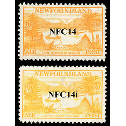 newfoundland stamp c14 land of heart s delight 10 1933 M VF 006