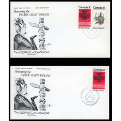 canada stamp 573a pacific coast indians 1974 FDC PC 006