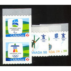 canada stamp 2307a b 8 10 olympic emblems and mascots definitives coils 2009
