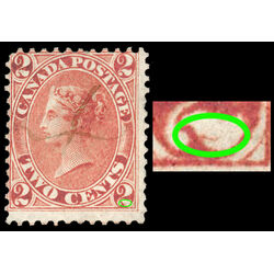 canada stamp 20 queen victoria 2 1859 U VG F 078