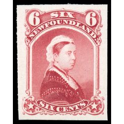 newfoundland stamp 35p queen victoria 6 1870 M VF 002