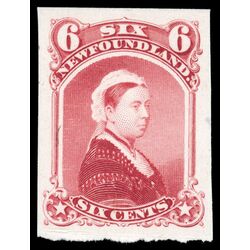 newfoundland stamp 35p queen victoria 6 1870 M VF 003
