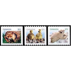 canada stamp 2430 2 baby wildlife definitives booklets 4 03 2011