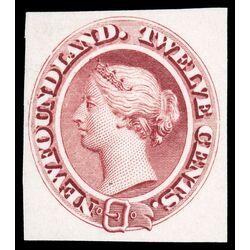 newfoundland stamp 28pi queen victoria 12 1870 M VF 002