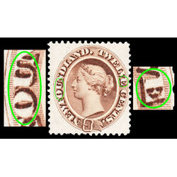newfoundland stamp 29iii queen victoria 12 1894