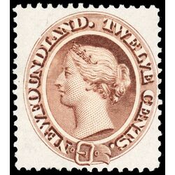 newfoundland stamp 29iii queen victoria 12 1894