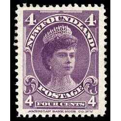 newfoundland stamp 84 duchess of york 4 1901 M XF 015