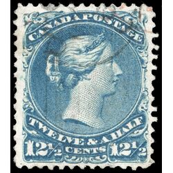 canada stamp 28 queen victoria 12 1868 U VF 051