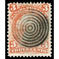 canada stamp 33 queen victoria 3 1868 U F 027
