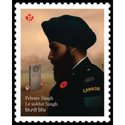 canada stamp 3511 private singh 2025