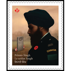 canada stamp 3512 private singh 2025