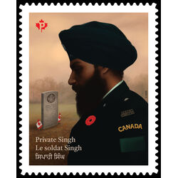 canada stamp 3512i private singh 2025