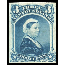 newfoundland stamp 39 queen victoria 3 1877 M VF 015