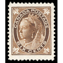 canada stamp 71 queen victoria 6 1897 M XFNH 057