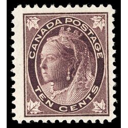 canada stamp 73 queen victoria 10 1897 M VF 036