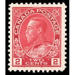 canada stamp 106 king george v 2 1911 M F VFNH 015
