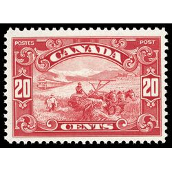 canada stamp 157 harvesting wheat 20 1929 M VFNH 039