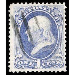 us stamp postage issues 134 franklin 1 1870 U 004