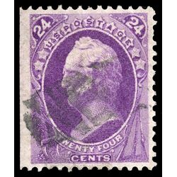 us stamp postage issues 153 gen winfield scott 24 1870 U VF 002