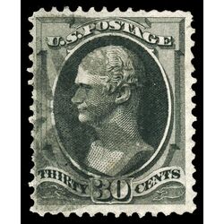us stamp postage issues 154 hamilton 30 1870 U 005