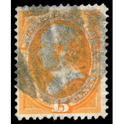 us stamp postage issues 163 webster 15 1873 U 003