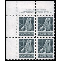 canada stamp 335 walrus 4 1954 PB UL %231
