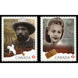 canada stamp 2520 2521 black history month 2012