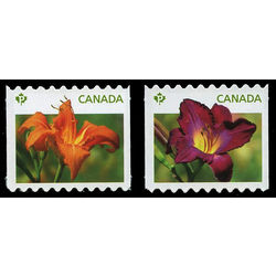 canada stamp 2527 2528 daylilies 2012