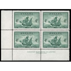 canada stamp 282 newfoundland cabot s ship matthew 4 1949 PB LL %232